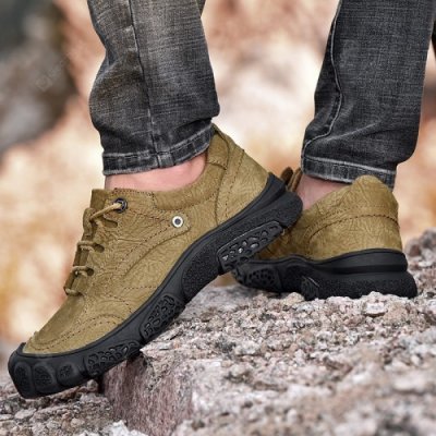 Men Shoes Large Size Hiking Outdoor Climbing for Autumn Winter